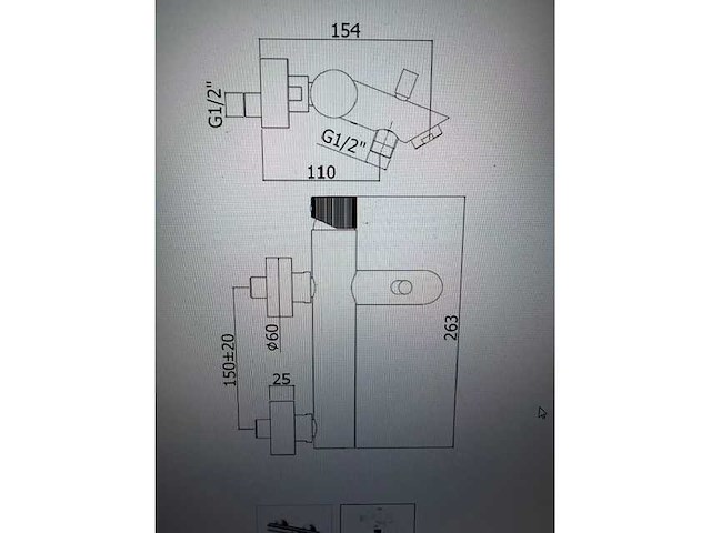 Paffoni - joker 023cr - badmixer - badmixer - afbeelding 7 van  8