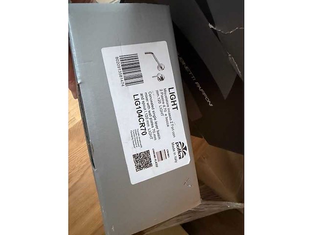 Paffoni - licht - ingebouwde bassinmixer - basinmixer - afbeelding 2 van  6