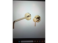 Paffoni - licht roségoud - ingebouwde mixer tap - wastafelmixer - afbeelding 4 van  5