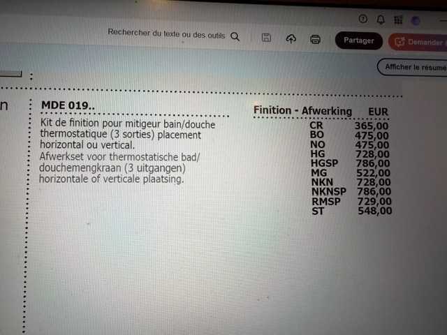 Paffoni - mde019cr - doucheafwerking - doucheafwerking - afbeelding 2 van  4