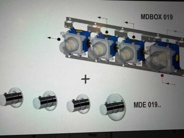 Paffoni - modulair - douchemixer afwerking - doucheafwerking - afbeelding 2 van  7