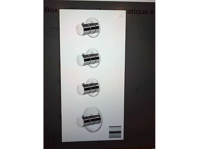 Paffoni - modulaire mde019st - douchemixerafwerking - doucheafwerking - afbeelding 1 van  6
