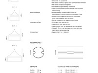 Pagoda tent 3mx3m - afbeelding 3 van  6