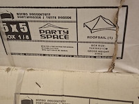 Pagoda tent 5mx5m - afbeelding 6 van  7