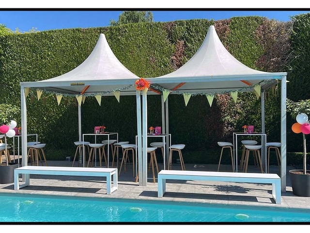 Pagoda tent (7x) - afbeelding 1 van  1