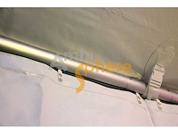 Pagode 4x4m keder | pvc 820gr/m² | 2stuks - afbeelding 4 van  4