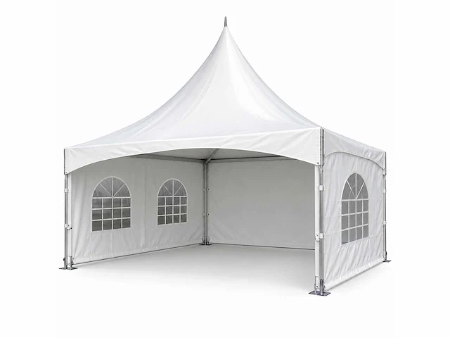 Pagode 4x4m keder | pvc 820gr/m² | 2stuks - afbeelding 1 van  4
