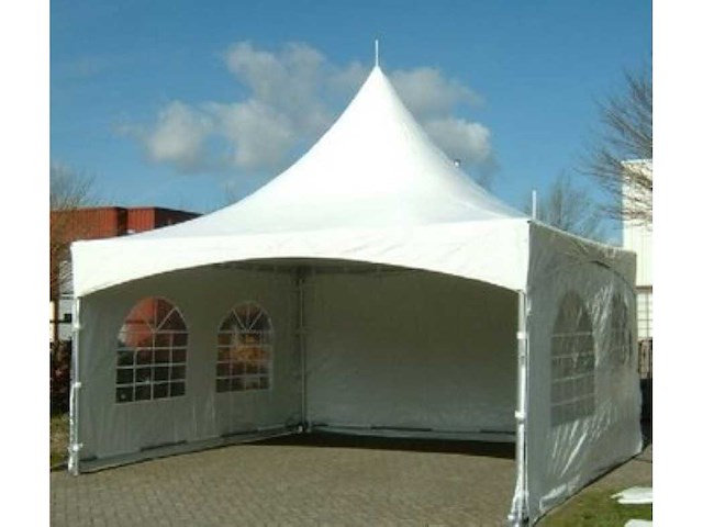 Pagode 4x4m keder | pvc 820gr/m² - afbeelding 1 van  4