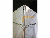 Pagode 5x5m keder| pvc 820gr/m² | 2stuks - afbeelding 3 van  3