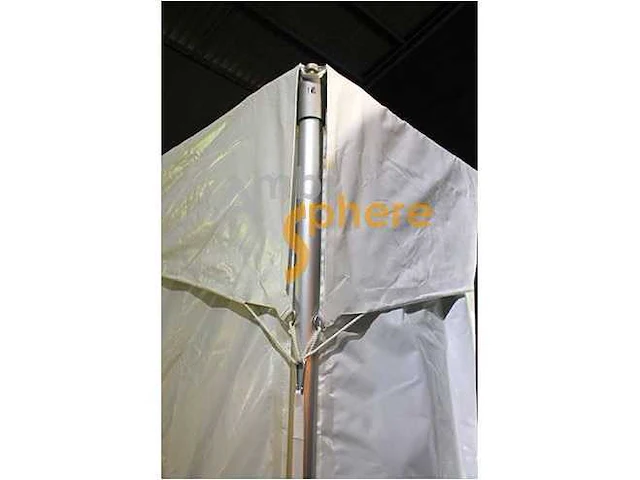 Pagode 6x6m keder| pvc 820gr/m² | 2stuks - afbeelding 3 van  3