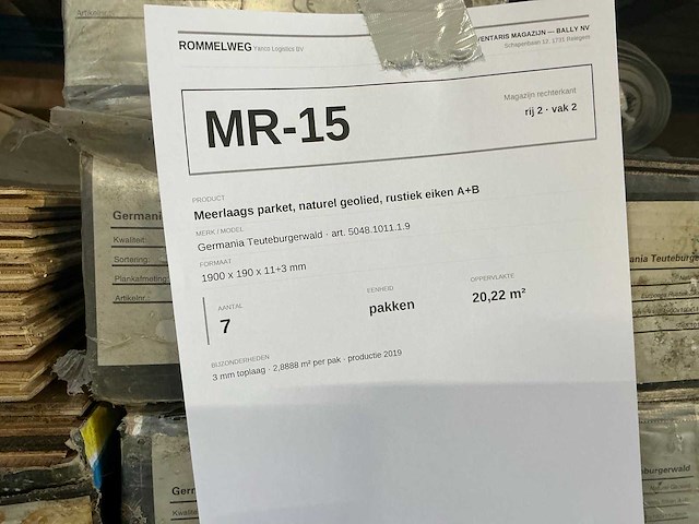 Pakken laminaatvloer (31x) - afbeelding 6 van  11