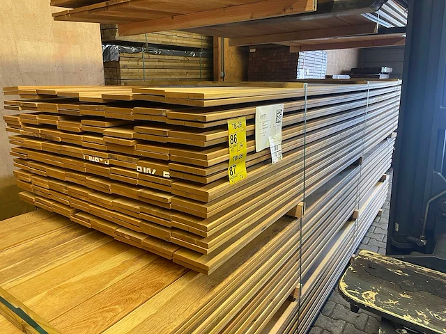 Pakoeli planken geschaafd 3500x140x16mm (80x) - afbeelding 2 van  3