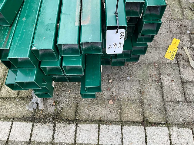Palen groen vierkant (60x60) - afbeelding 2 van  2