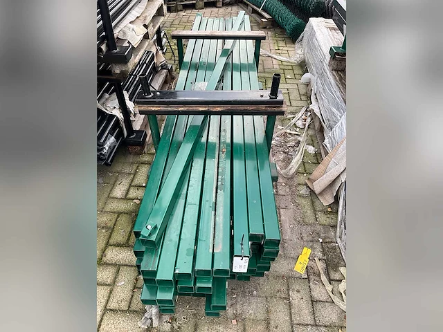 Palen groen vierkant (60x60) - afbeelding 1 van  2