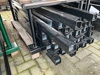 Palen vierkant 60x60 - antraciet en zwart - afbeelding 5 van  5