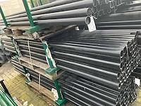 Palen zwart (rond) - diverse lengtes