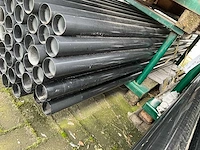 Palen zwart (rond) - diverse lengtes - afbeelding 5 van  6