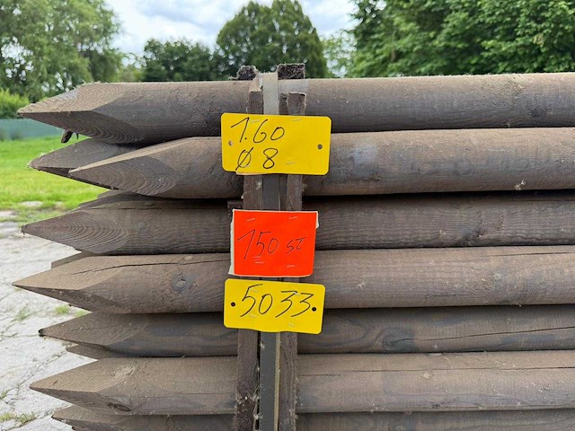 Palenboer - tuinpalen 1m60 creo gefreesd (150x) - afbeelding 2 van  2