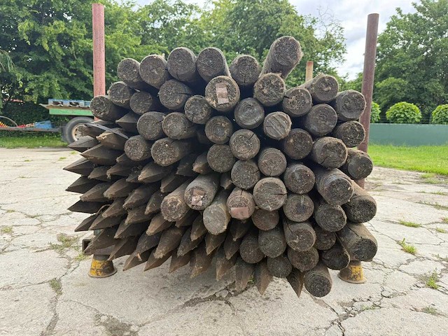 Palenboer - tuinpalen 1m60 creo geschild (80x) - afbeelding 2 van  2