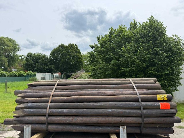 Palenboer - tuinpalen 1m80 creo geschild (100x) - afbeelding 1 van  2