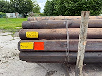 Palenboer - tuinpalen vlakke strook zonder punt (39x) - afbeelding 2 van  3