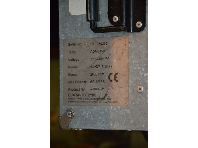 Palenrammer op benzinemotor rhino multi pro stroke 4, pneumatische piquer, 2 blazers voor luchtkasteel, luster 8 lichtpunten - afbeelding 2 van  20