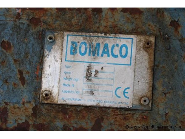 Palethaak, bomaco, 2500 kg hefcapaciteit, 200 kg eigen gewicht - afbeelding 2 van  2