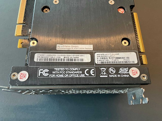 Palit rtx2080ti gamingpro 11gb grafische kaart - afbeelding 5 van  5