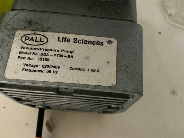 Pall d0a-p730 laboratorium vacuümpomp - afbeelding 8 van  8