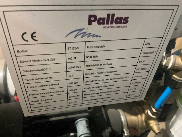 Pallas bt-125-3 osmose controller - afbeelding 5 van  5