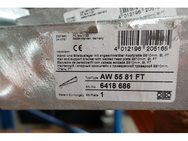 Pallet beugels + kabelgoten obo - afbeelding 9 van  10