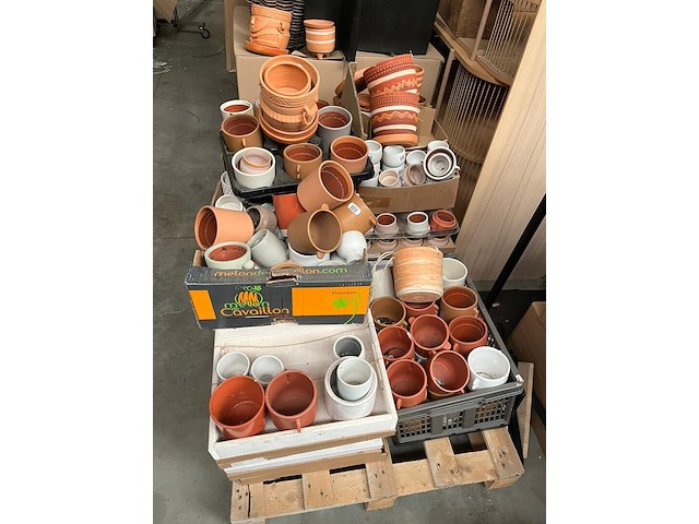 Pallet bloempotjes - afbeelding 2 van  2