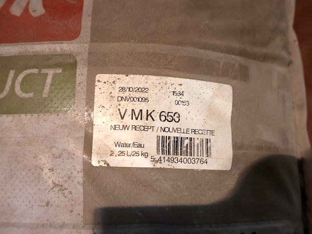 Pallet diamur voegmortel - afbeelding 10 van  13