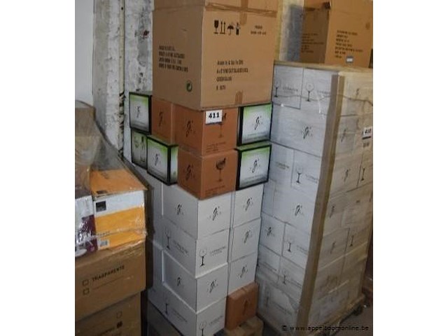 Pallet divers glaswerk - afbeelding 1 van  2