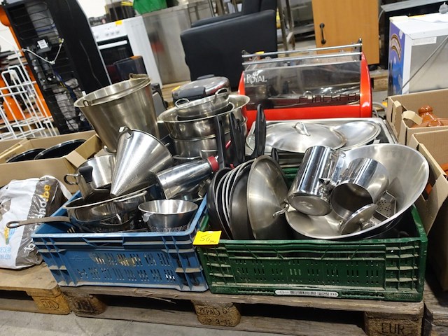 Pallet divers inox kookpotten + pannen - afbeelding 2 van  8
