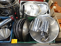 Pallet divers inox kookpotten + pannen - afbeelding 3 van  8