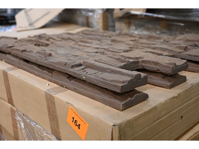 Pallet diverse decoratieve wandpanelen in steen-look - afbeelding 2 van  2
