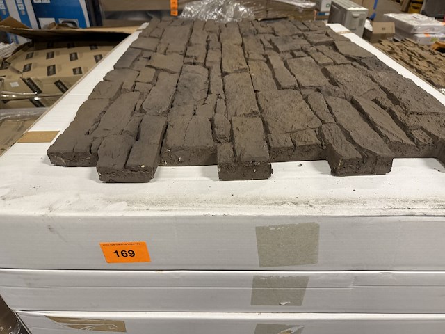Pallet diverse decoratieve wandpanelen in steen-look - afbeelding 1 van  1
