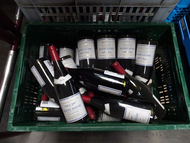 Pallet diverse flessen wijn - afbeelding 2 van  8