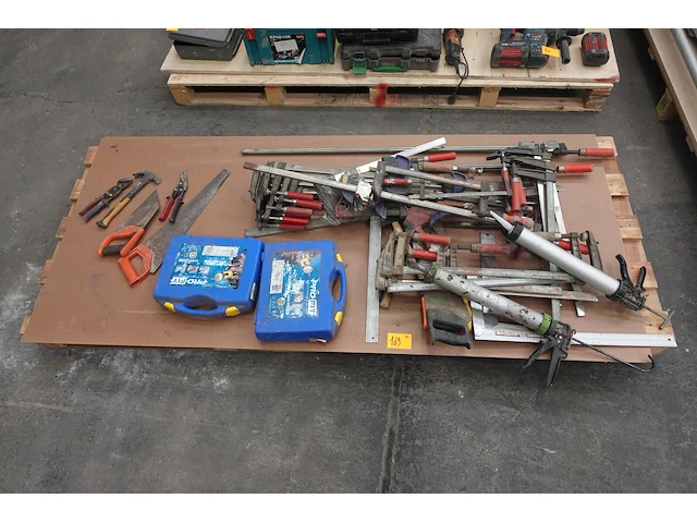Pallet diverse handgereedschappen - afbeelding 1 van  7