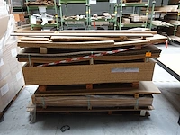 Pallet diverse houten platen