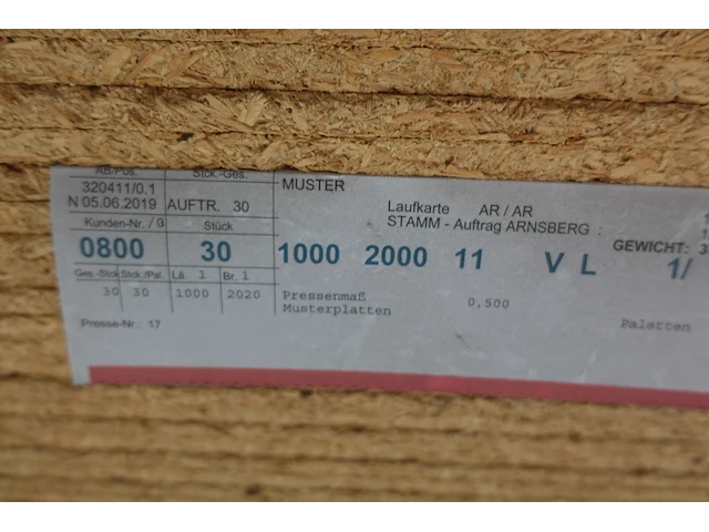 Pallet diverse houten platen - afbeelding 6 van  6