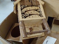 Pallet diverse houten vogelhuisjes - afbeelding 4 van  6