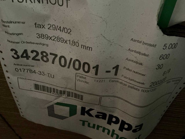 Pallet diverse kartonnen doos (5x) - afbeelding 6 van  6