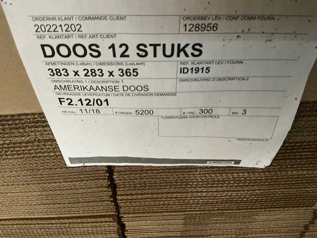 Pallet diverse kartonnen doos (5x) - afbeelding 3 van  4