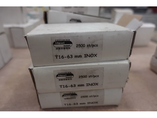 Pallet diverse nagels inox hewi - afbeelding 8 van  20