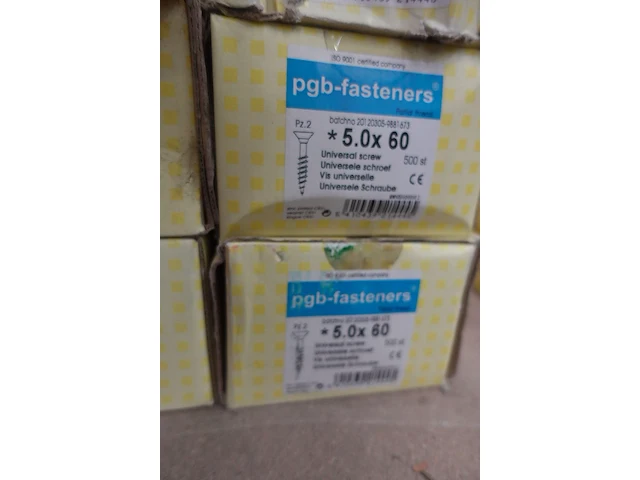 Pallet diverse schroeven & nagels - afbeelding 7 van  19