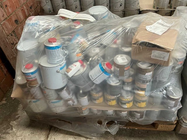 Pallet diverse soorten verf (3x) - afbeelding 2 van  4