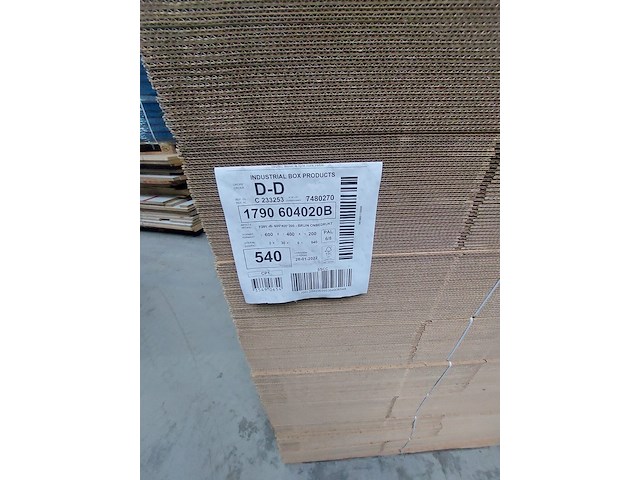 Pallet dozen 600 x 400 x h 200 (nr 44) - afbeelding 2 van  4