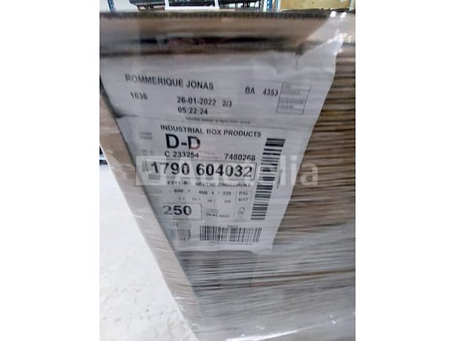 Pallet dozen 600 x 400 x h 320 (nr 42) - afbeelding 1 van  3
